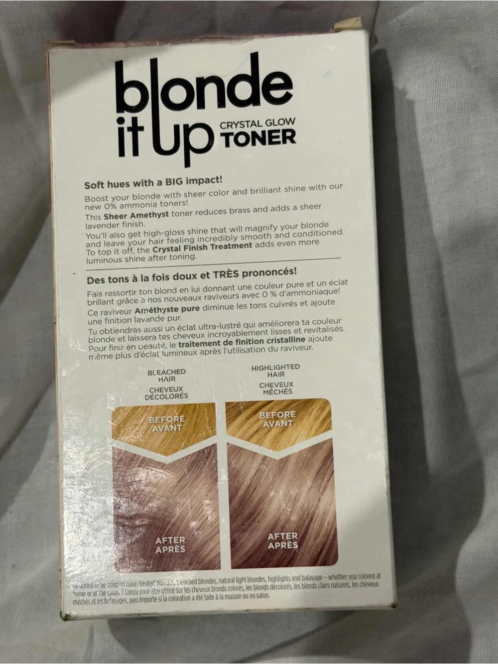 Clairol Blonde It Up Crystal Glow Toner - Sheer Amethyst